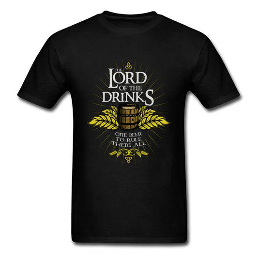 "Lord of the Drinks" Parody Theme Printed T-Shirt - Item - BAI-DAY