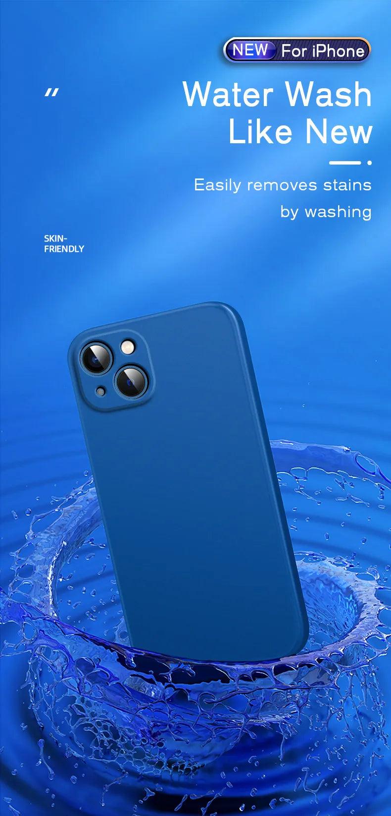 Solid Color Silicone Protective Case for iPhone (11-12) - Item - BAI-DAY