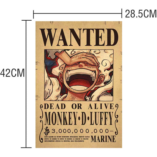Sir Crocodile One Piece WANTED Custom Wall Poster - LANDIBY