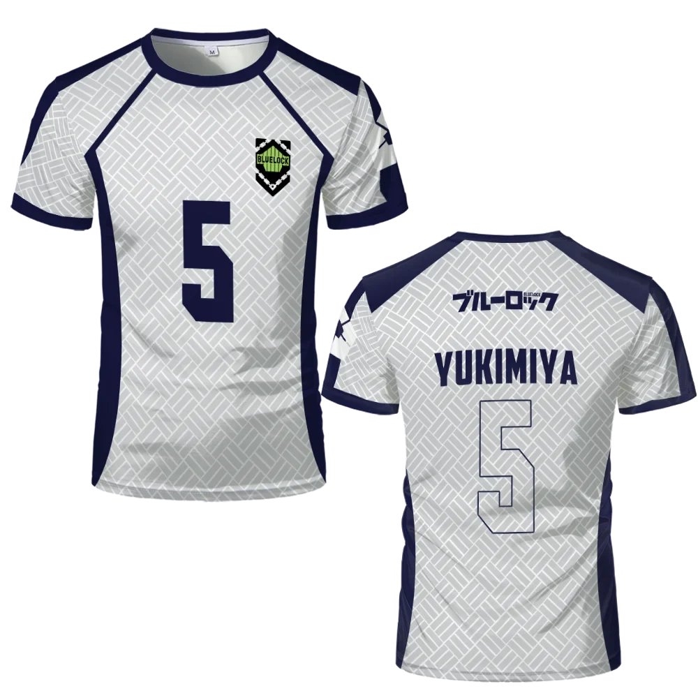 White Custom Anime Blue Lock Kid Jersey - LANDIBY