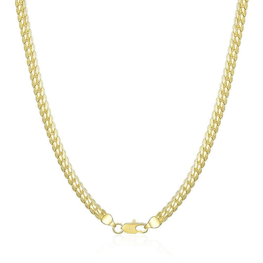 925 Sterling Silver Golden Chain - Item - BAI-DAY