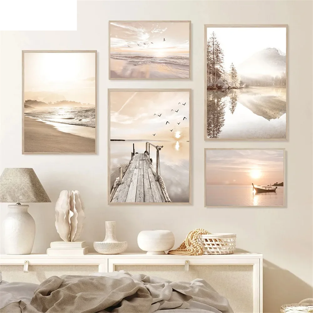 Bright Lake Pattern Wall Decoration Canvas Poster - Item - BAI-DAY