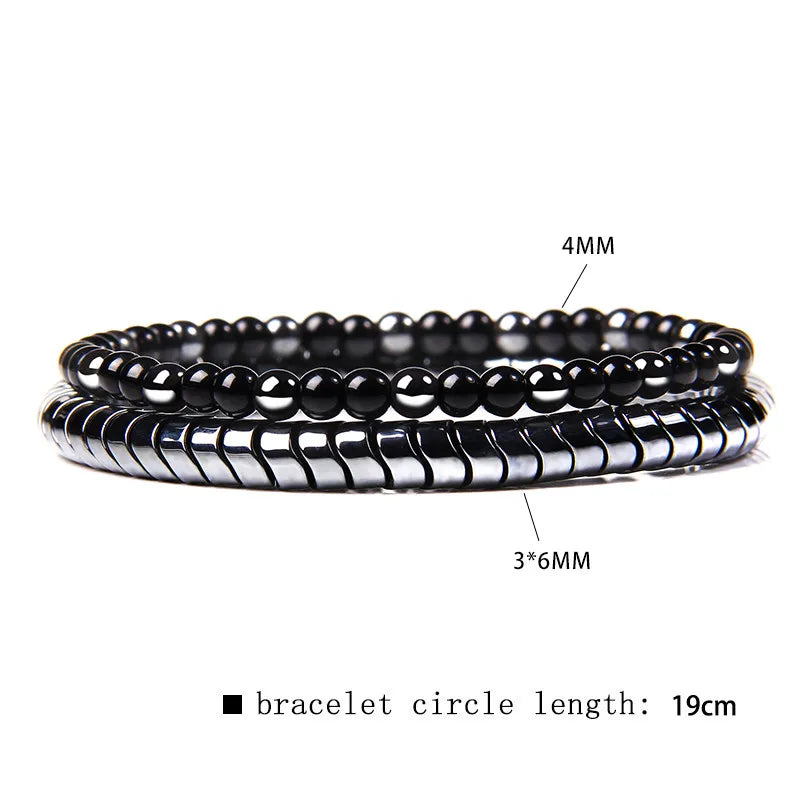 Fashion Black & Silver Stylish Bracelet - Item - BAI-DAY