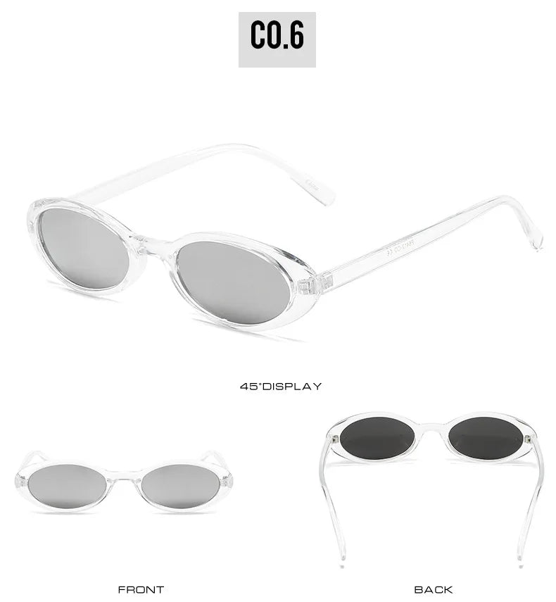 Thin Colorful Simple Design Sunglasses