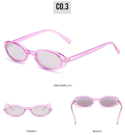 Thin Colorful Simple Design Sunglasses