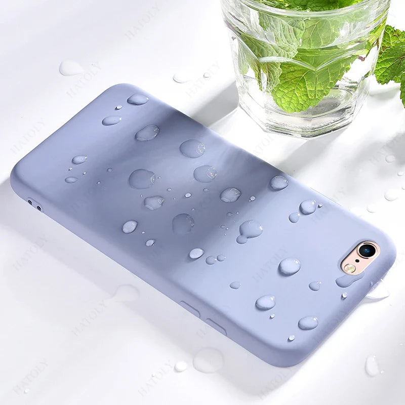 Blue Silicone Phone Case