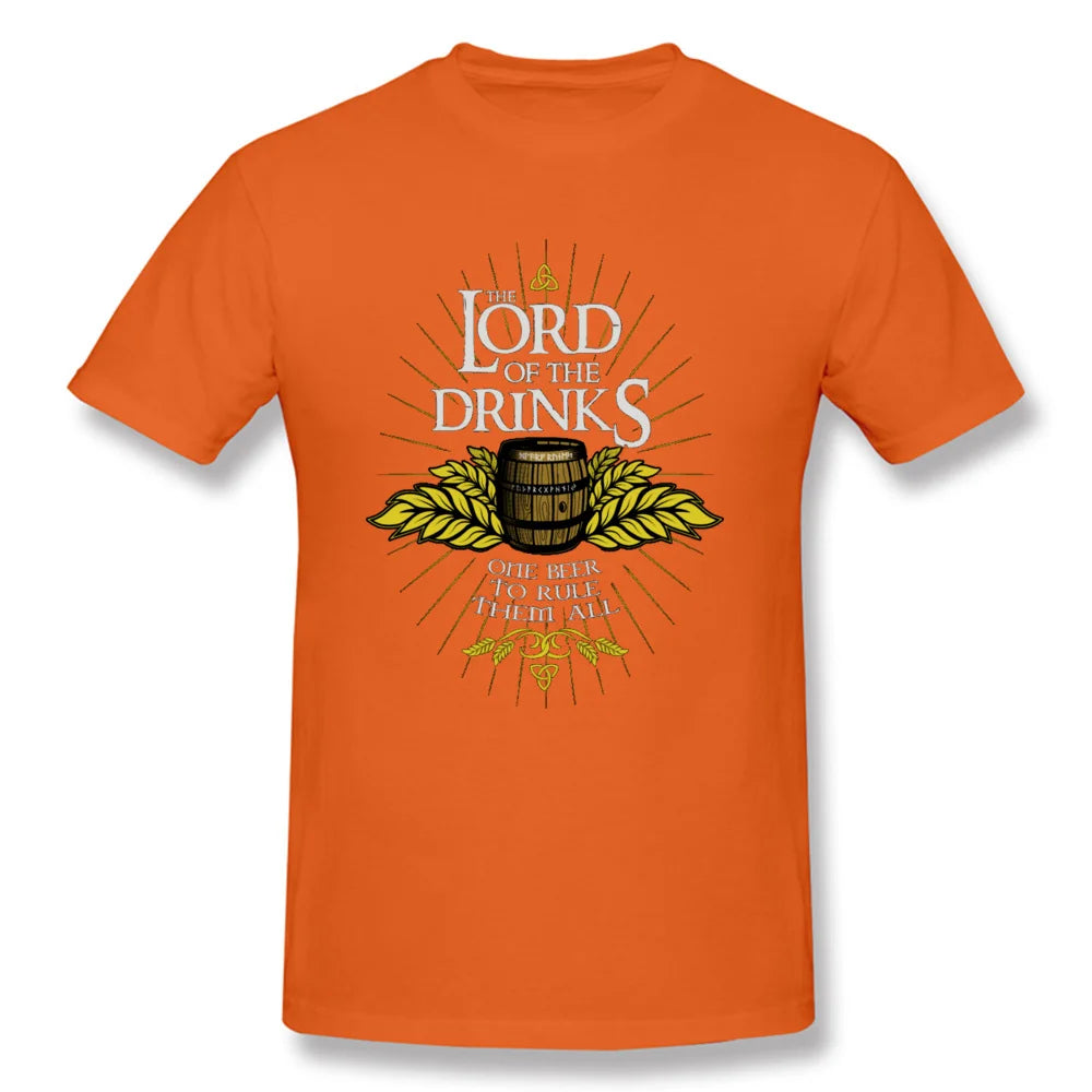 "Lord of the Drinks" Parody Theme Printed T-Shirt - Item - BAI-DAY 