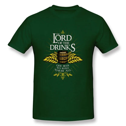 "Lord of the Drinks" Parody Theme Printed T-Shirt - Item - BAI-DAY 