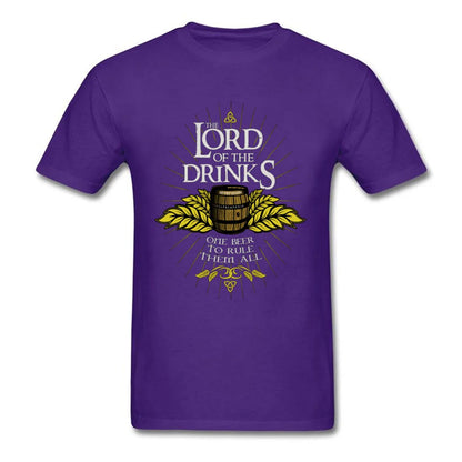 "Lord of the Drinks" Parody Theme Printed T-Shirt - Item - BAI-DAY 