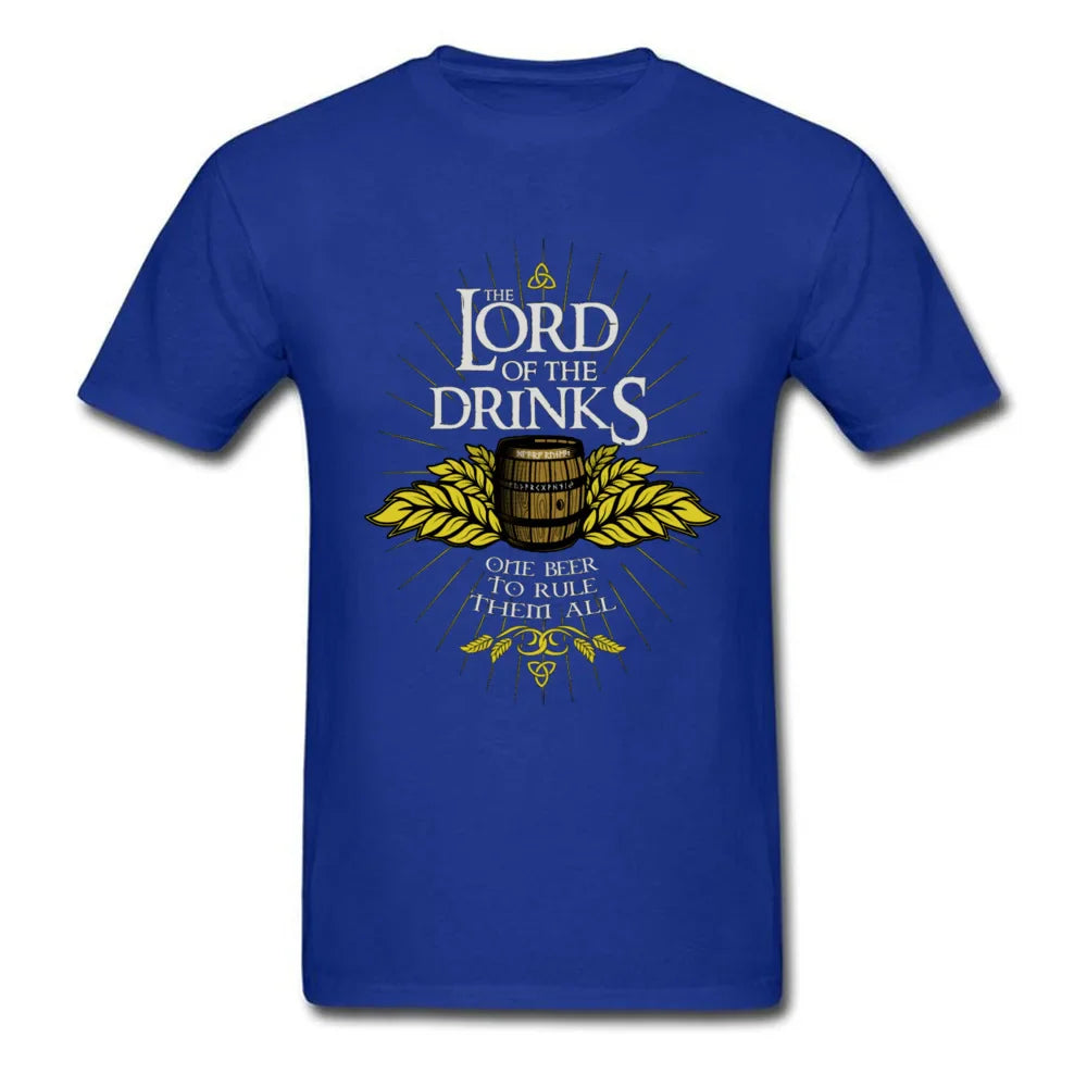 "Lord of the Drinks" Parody Theme Printed T-Shirt - Item - BAI-DAY 