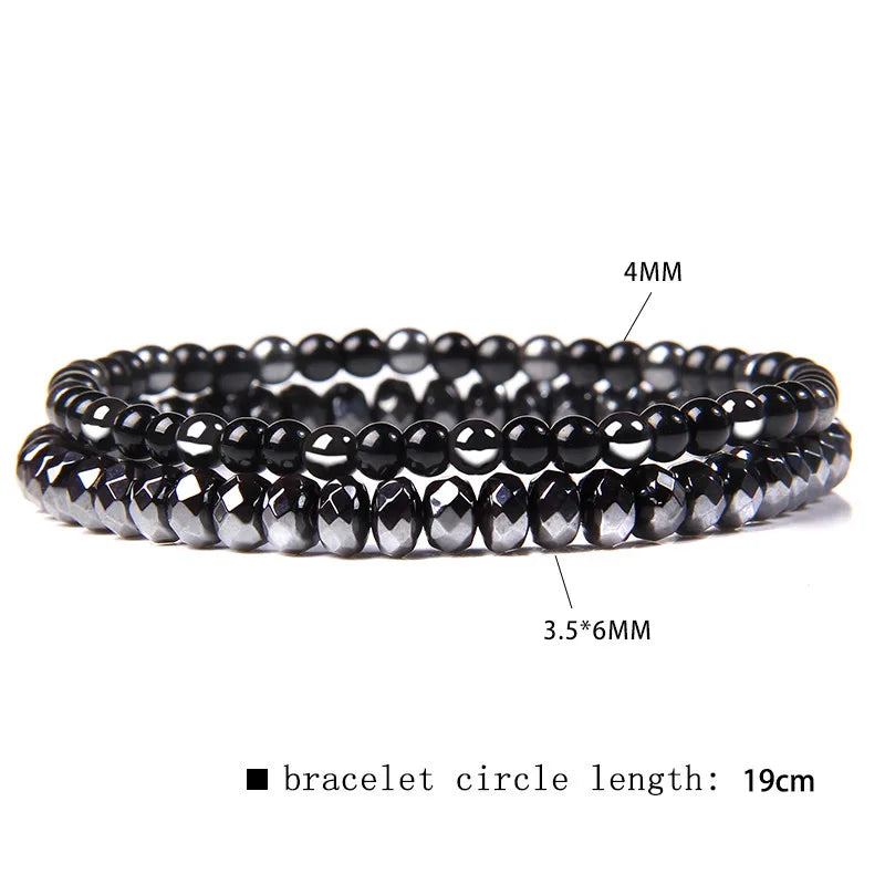 Small Black Stones Modern Bracelet - Item - BAI-DAY