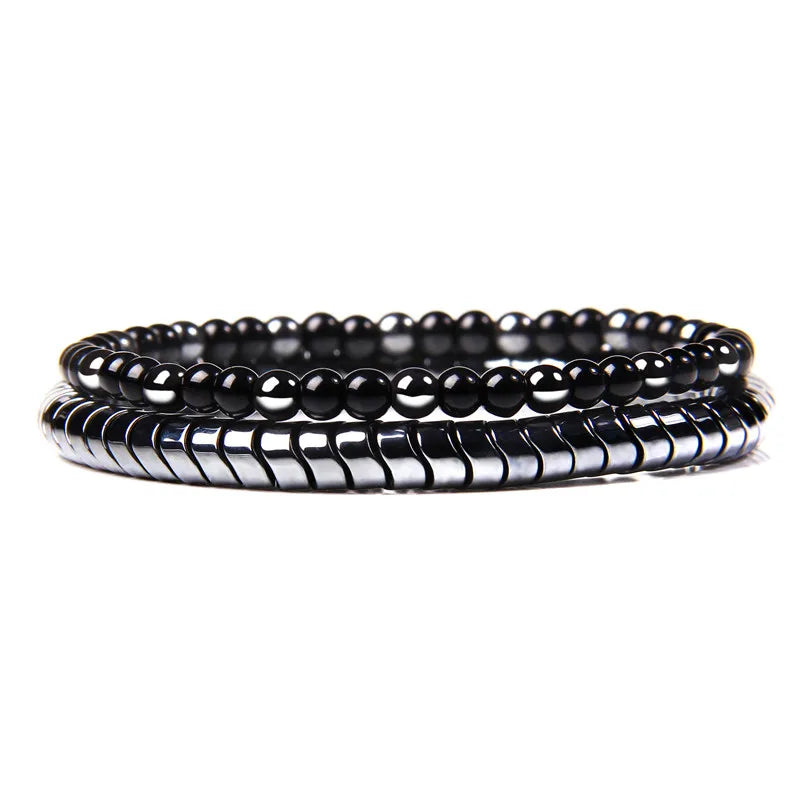 Fashion Black & Silver Stylish Bracelet - Item - BAI-DAY