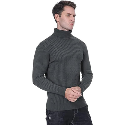 Winter Men Slim Fit Turtleneck - Item - BAI-DAY