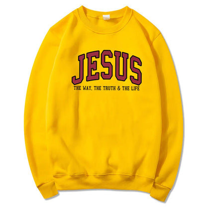 Oversized Unisex Sweatshirt Jesus Pattern - Item - BAI-DAY