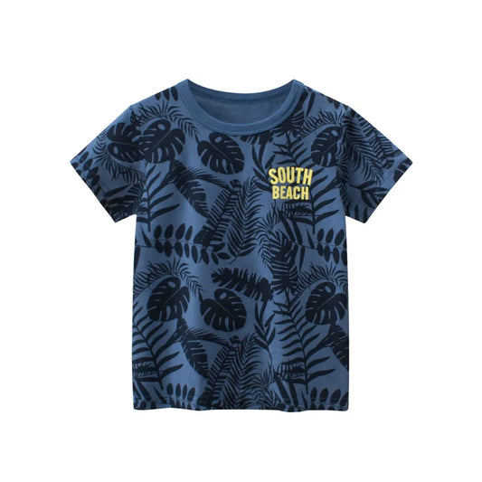 South Beach Casual Kid Blue T-shirt - Item - BAI-DAY