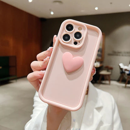 Light Pink Love Pattern iPhone Case