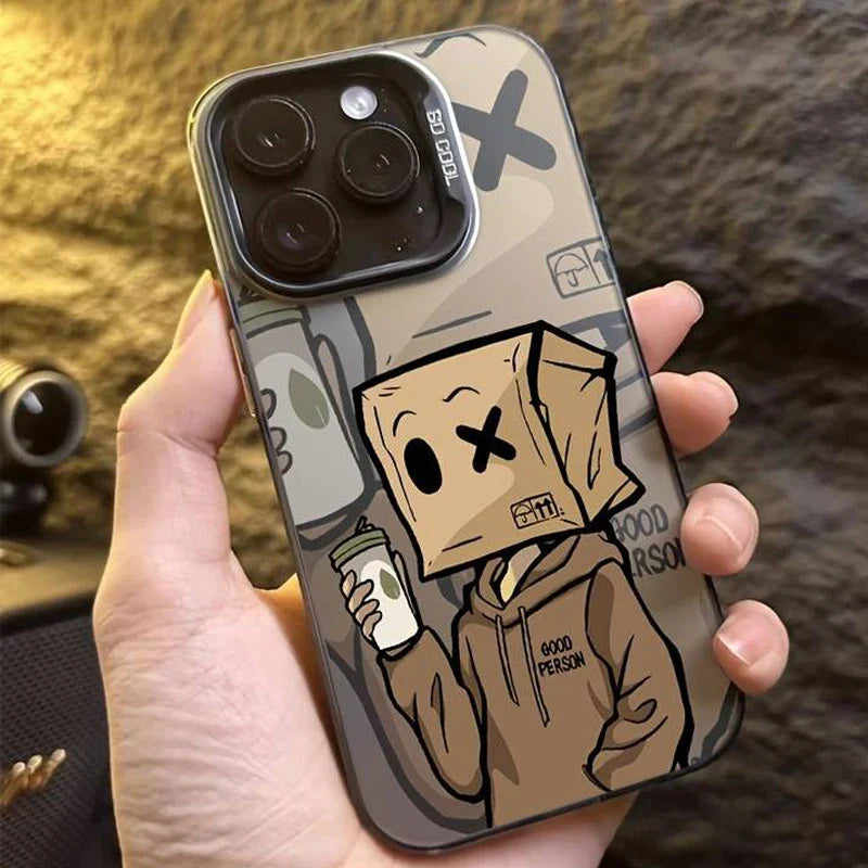 Cartoon Street Boy iPhone Case