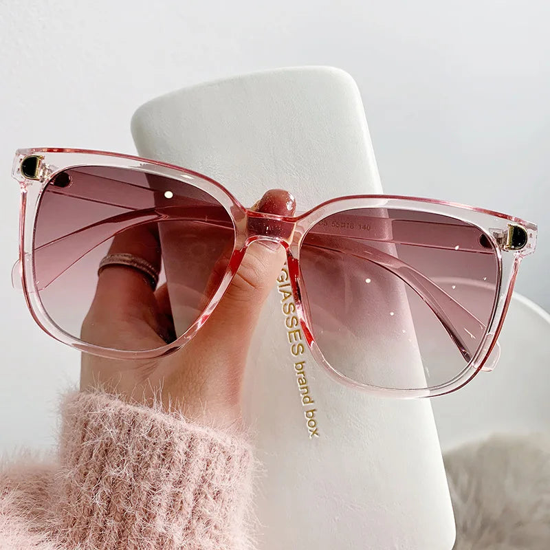 Clear Colorful Design Fashionista Sunglasses