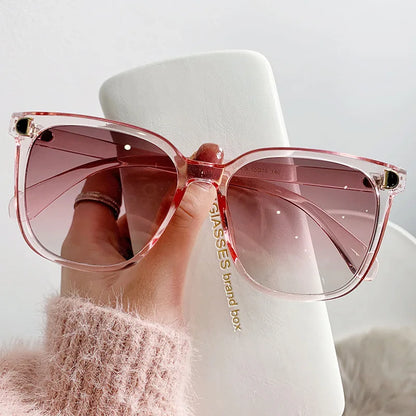 Clear Colorful Design Fashionista Sunglasses