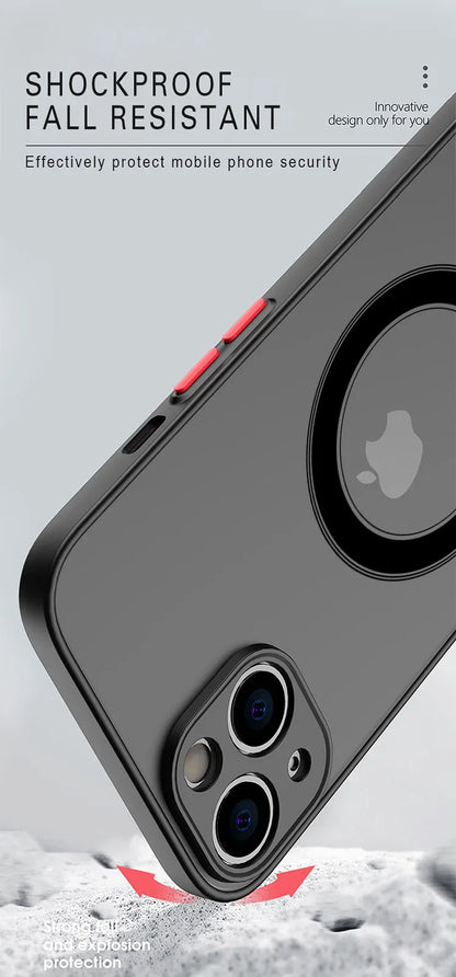 Blue Protective Magsafe Charge Phone Case