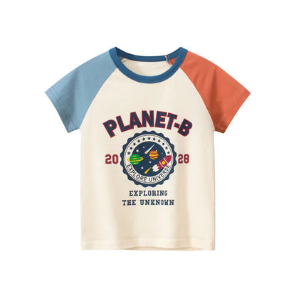 Planet Explorer Casual Playful Kid T-shirt - Item - BAI-DAY