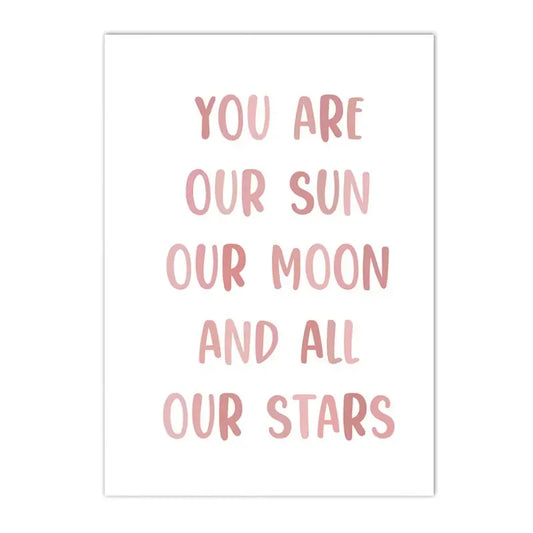 Cute Lovely Quotes Pink Wall Decor - Item - BAI-DAY