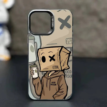 Cartoon Street Boy iPhone Case