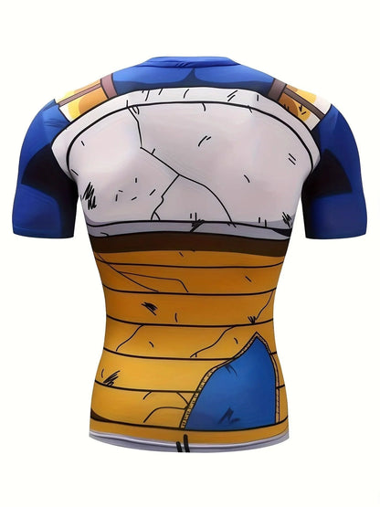 Custom Dragon Ball T-shirt Damaged Vegeta Costume - Item - BAI-DAY