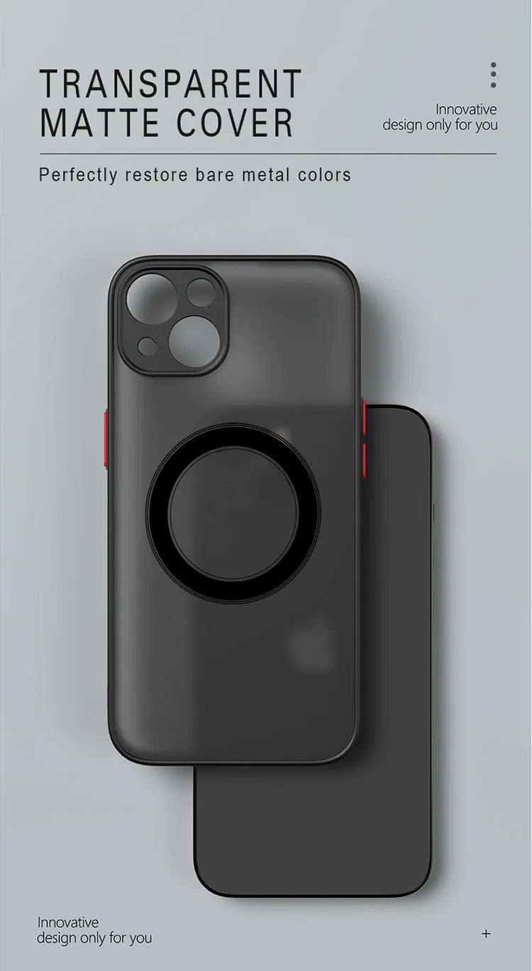 Blue Protective Magsafe Charge Phone Case