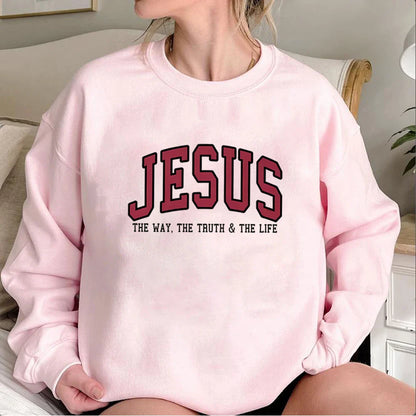 Oversized Unisex Sweatshirt Jesus Pattern - Item - BAI-DAY