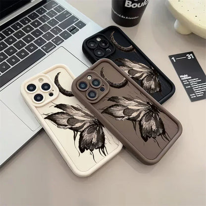 Colored iPhone Case Pattern Art Butterfly