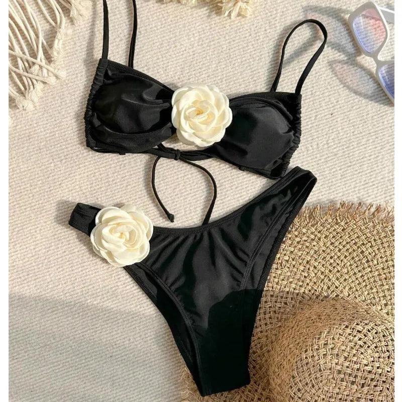 Floral Style Exotic Summer Fashion Bikini - Item - BAI-DAY