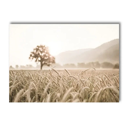 Wheat Fields Wall Decoration Canvas Poster - Item - BAI-DAY