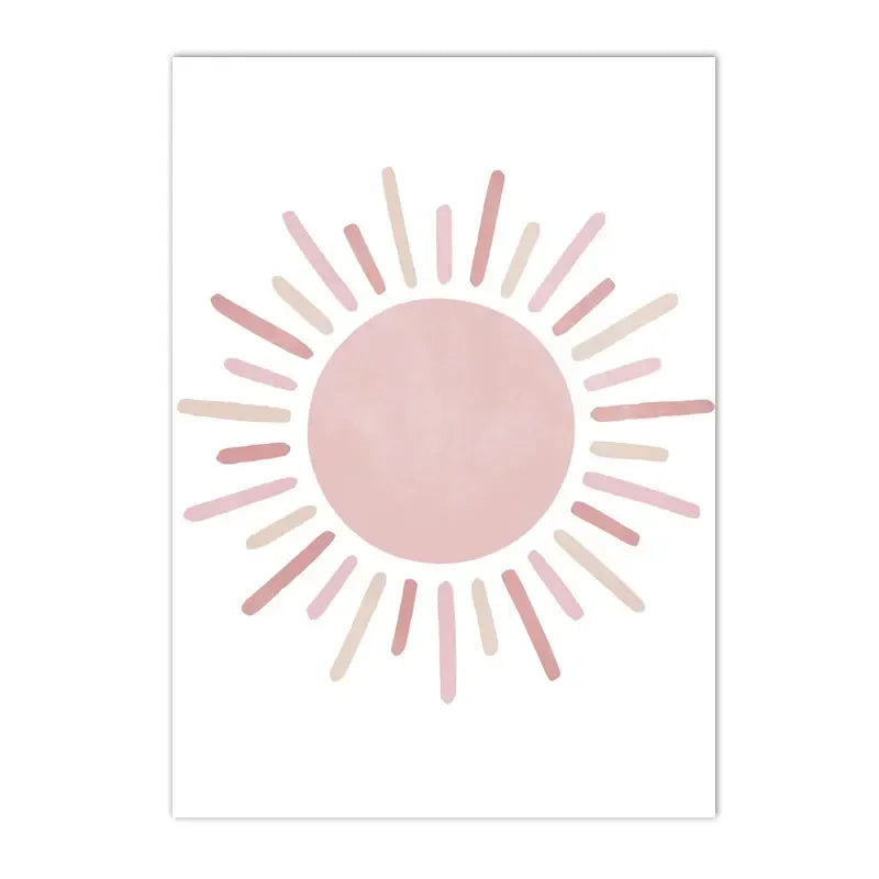 Purple Sun Cute Wall Decor - Item - BAI-DAY