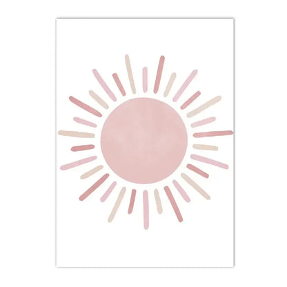 Purple Sun Cute Wall Decor - Item - BAI-DAY