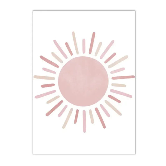 Purple Sun Cute Wall Decor - Item - BAI-DAY