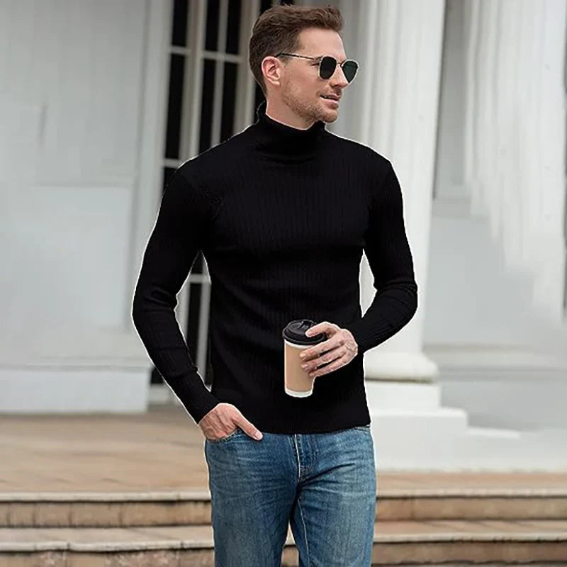 Winter Men Slim Fit Turtleneck - Item - BAI-DAY