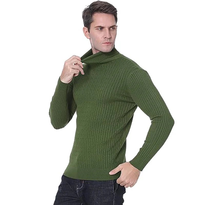 Winter Men Slim Fit Turtleneck - Item - BAI-DAY