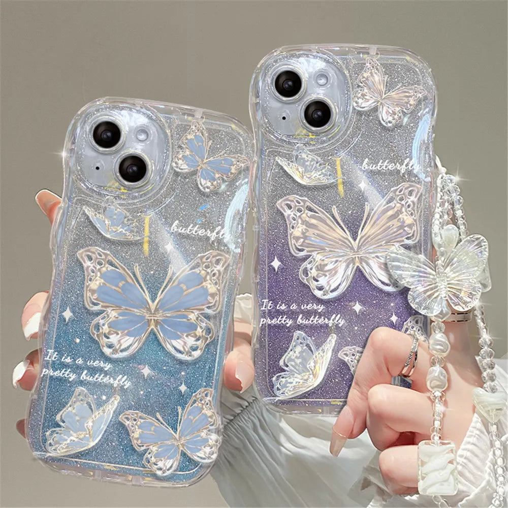 Fantasy Butterflies Design iPhone Case