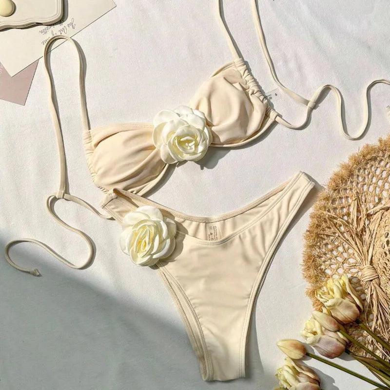 Floral Style Exotic Summer Fashion Bikini - Item - BAI-DAY