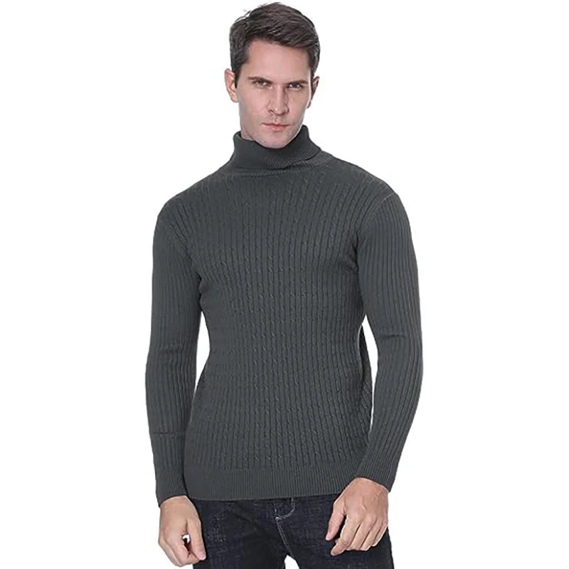 Winter Men Slim Fit Turtleneck - Item - BAI-DAY