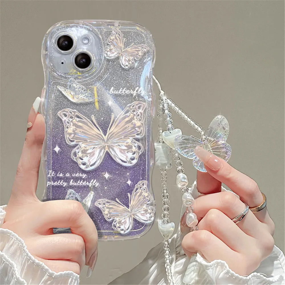 Fantasy Butterflies Design iPhone Case