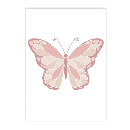 Cute Butterfly Pattern Pink Wall Decor - Item - BAI-DAY