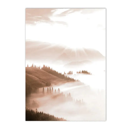 Misty Forest Pattern Wall Décor - Item - BAI-DAY