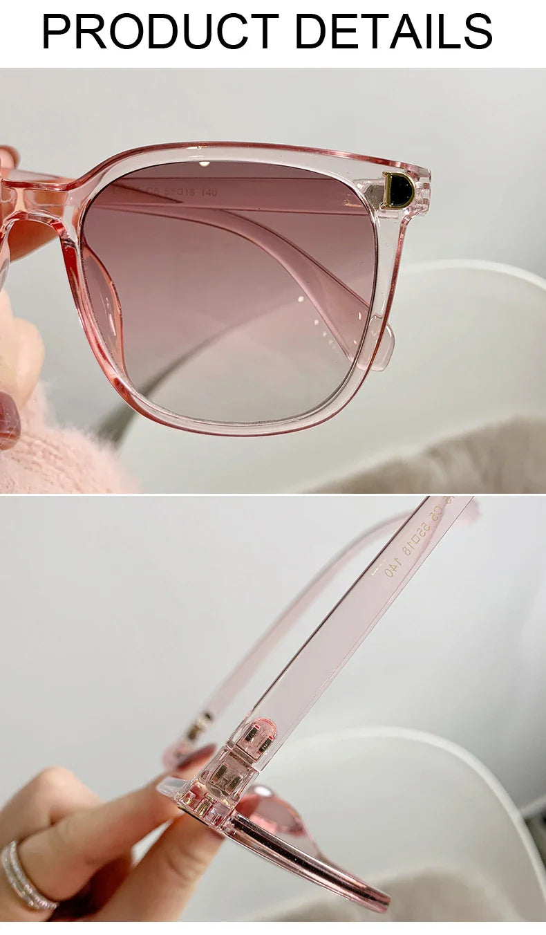 Clear Colorful Design Fashionista Sunglasses