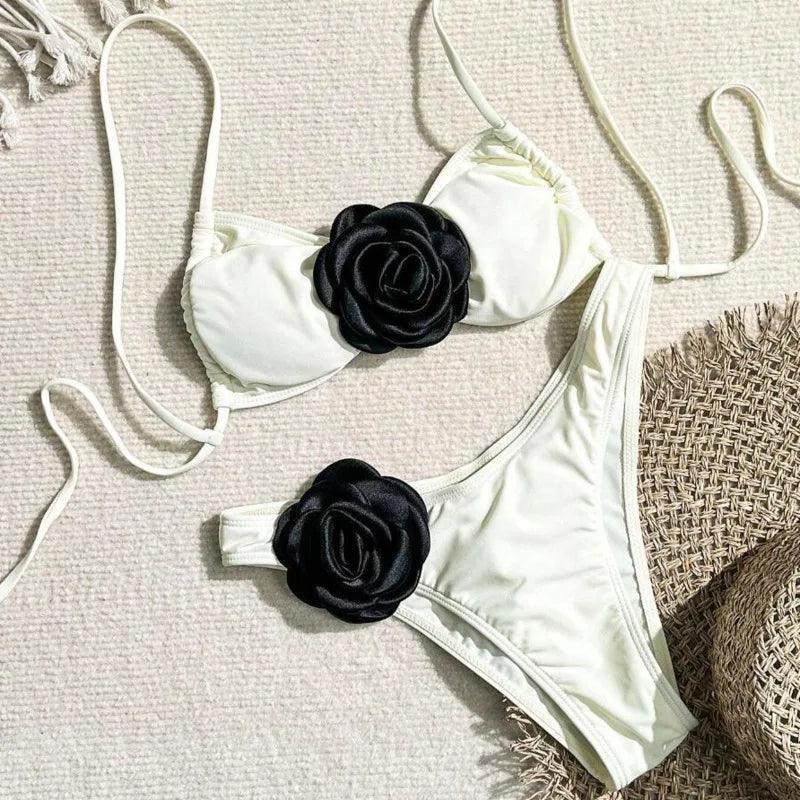 Floral Style Exotic Summer Fashion Bikini - Item - BAI-DAY