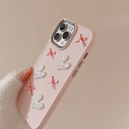 Love Hearts Patterns iPhone Case