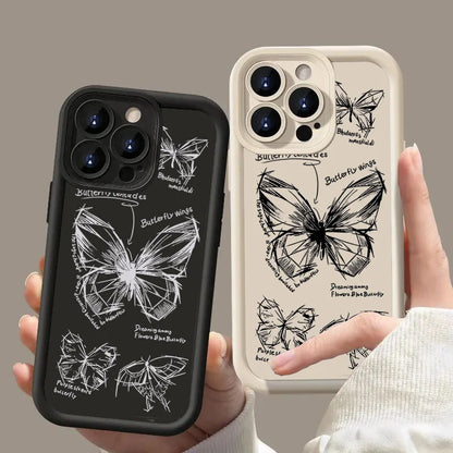 Butterflies Art Style Redmi Phone Case