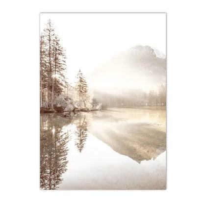 Bright Lake Pattern Wall Decoration Canvas Poster - Item - BAI-DAY