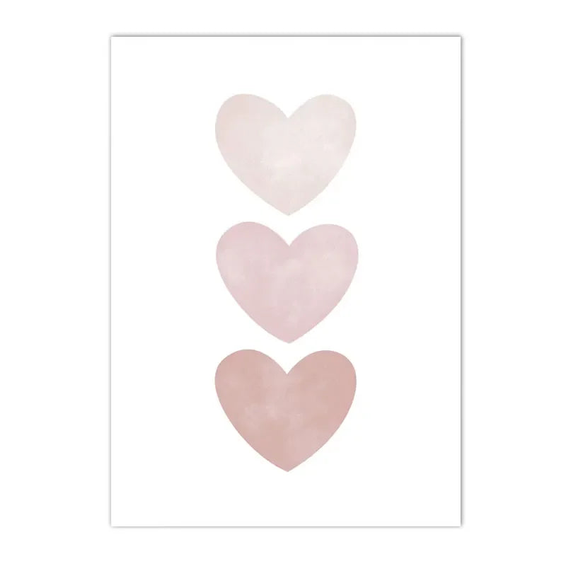 Purple Heart Trio Cute Wall Decor - Item - BAI-DAY